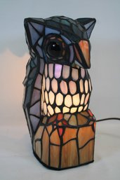 Stained Glass Owl Light