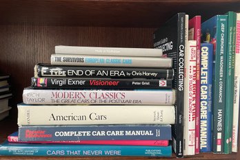 Collection Of Books On Exotic And American Cars