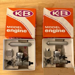 Pair Of K&B RC Engines - Marked .28 & .20 Sportster