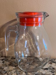 Mid Century Vintage Juice Carafe With Stopper