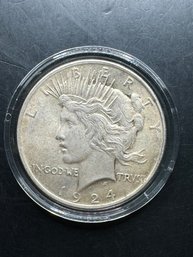 1924 Peace Silver Dollar