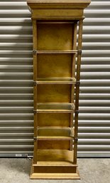 Vintage Lighted Etagere / Bookcase / Display Tower