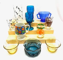 Assortment Of Vintage Glassware And Barware