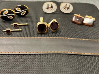 5 Pairs Of Vintage Cufflinks