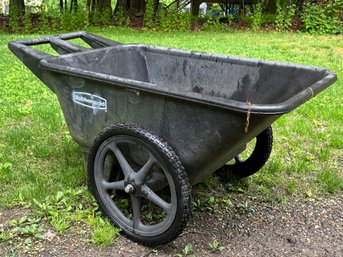 A Heavy Duty Rubbermaid Wheelbarrow