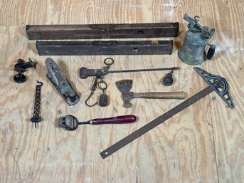 A Large Assortment Of Vintage Tools, Industrial & Hardware Items
