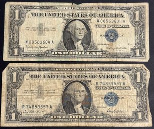 2 Silver Certificates 1957, 1957-B