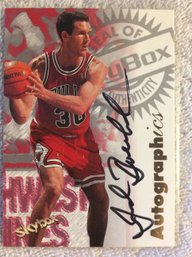 1997 Skybox Autographics Jud Buechler Autograph Card - K