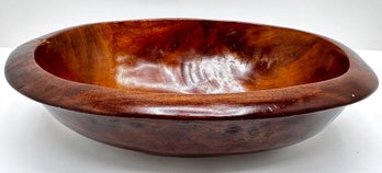 Vintage African Tropical Hardwood Hand-carved Bowl