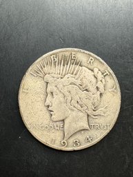 1934-S Silver Peace Dollar