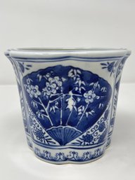 Blue And White Chinoiserie Style Flower Pot