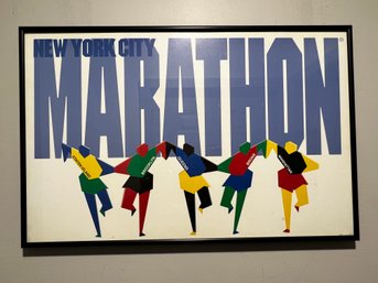 Vintage Inspired New York City Marathon Print