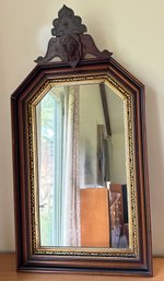 Antique (1880) Mirror With Origin Story On Back