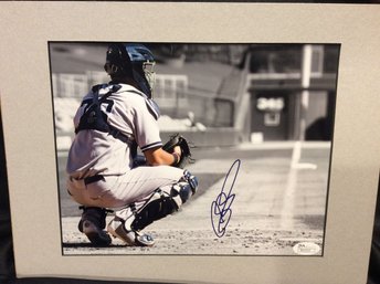 Gary Sanchez New York Yankees Autographed & Matted Photo With COA - K