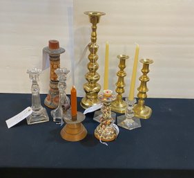 Collection Of Candlesticks Including Brasd