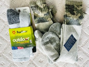 Three Pairs Of New Socks