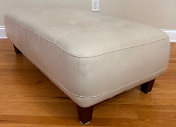 Chataeu Ivory Foot Ottoman