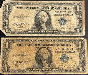 2 Silver Certificates 1935-A, 1935-C