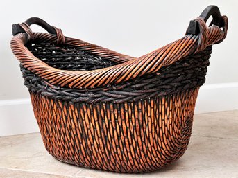 A Vintage Wicker Basket