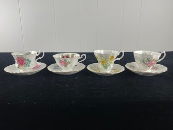 Assorted Royal Albert Tea Cup And Saucer Collection