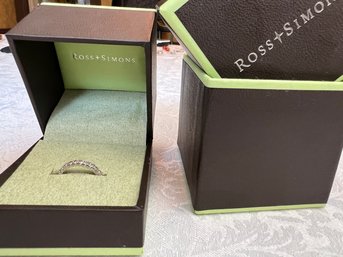 Ross Simons Diamond Eternity 14k Wedding Band, Size 5