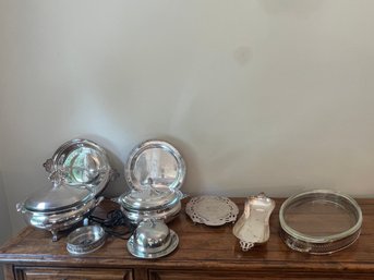 Lot Of Silver Plated Serveware