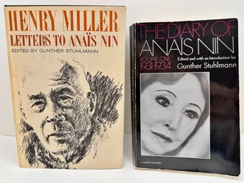1965 First Edition Henry Miller Letter To Anais Nin & 1966 First Edition Diary Of Anais Nin