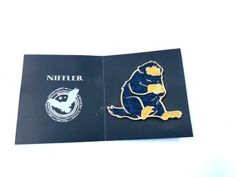 Vintage 2020 Wizarding World Niffler Goldtone And Enamel Pin