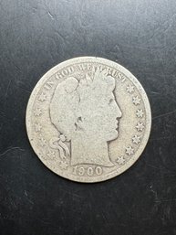 1900 Barber Silver Half Dollar