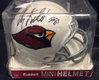 Anquan Boldin Arizona Cardinals Autographed Mini Helmet - K