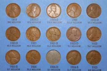 Lincoln I Album Head Cent Collection 1909-1940 Book