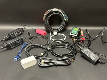 An Assortment Of Cables, Cords & More