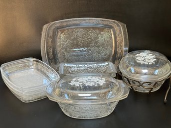 One More Assortment Of Pressed Glass By Princess House