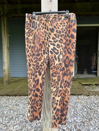 Escada Animal Print Pants Size 40