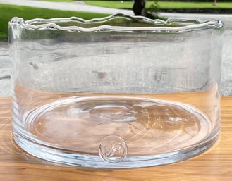 A Modern Art Glass Serving Bowl