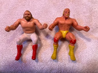 1985 WWF Thumb Wrestlers Hulk Hogan & Big John Stud