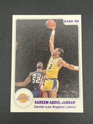 1986 Star Kareem Abdul-Jabbar Card