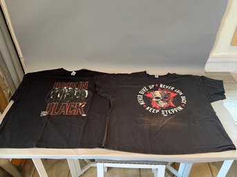 Pair Of AEW Shirts