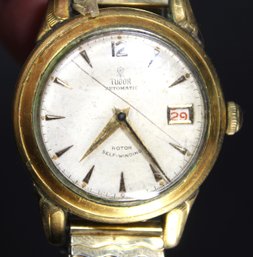 Vintage Gold Filled 'Tudor' Automatic Men's Wristwatch (cracked Crystal)