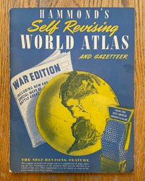 WWII - Hammond's Self Revising World Atlas - War Edition