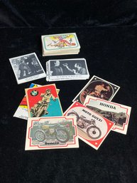 70s Motorcycle And TV Show Cards Lot 4