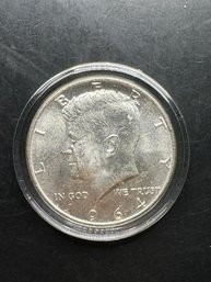 1964 UNC Kennedy 90 Silver Half Dollar