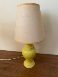Yellow Table Lamp 1 Of 2