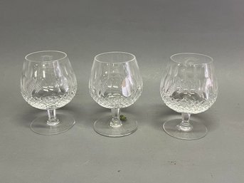 Set Of 3 Waterford Colleen Brandy Snifters