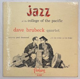 1956 Red Vinyl MONO Dave Brubeck Quartet - Jazz At The College Pacific 3-223 VG Plus