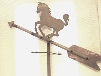 Metal Horse Weathervane