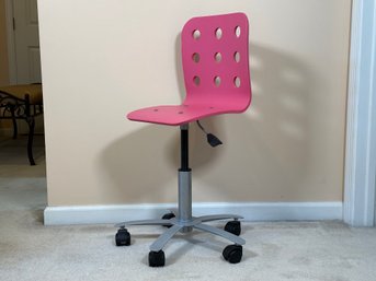 The Jules Swivel Desk Chair In Pink By IKEA