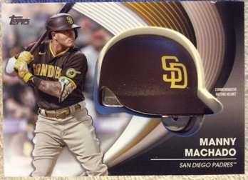 2022 Topps Manny Machado Commemorative Batting Helmet Card - K