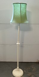 Pottery Barn Teen Floor Lamp - Metal Base With Silk Beaded Shade  60'