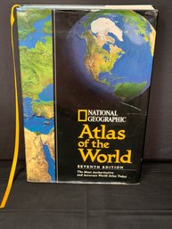 Huge National Geographic Picture Atlas Of The World With Gorgeous And Glossy Pictures - Seventh Edition